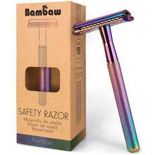 Load image into Gallery viewer, Bambaw Safety Razor - Rainbow
