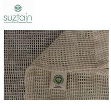 Indlæs billede til gallerivisning Suztain Naturals - Økologisk Frugtpose - Str M - 25x30cm - Indkøbsnet Suztain 
