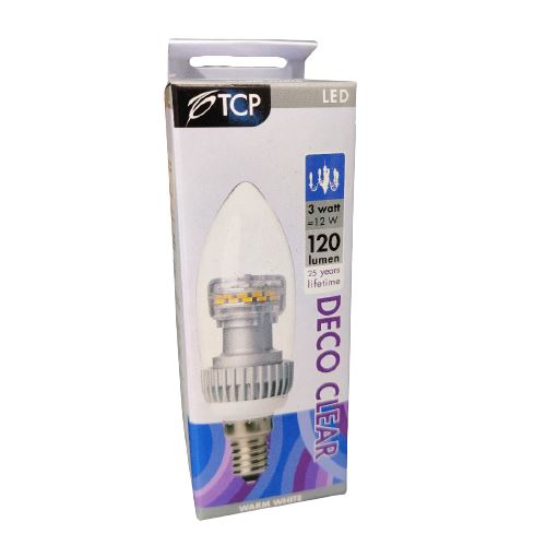 TCP - LED kertepære med til lysekroner. 360gr lys + 120lm Y•E•S