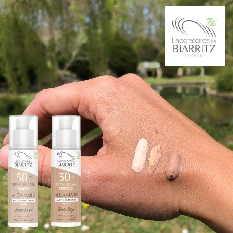 Alga Maris - Farvet Dagcreme - SPF30 - Beige - 50ml- Økologisk Laboratoires de Biarritz