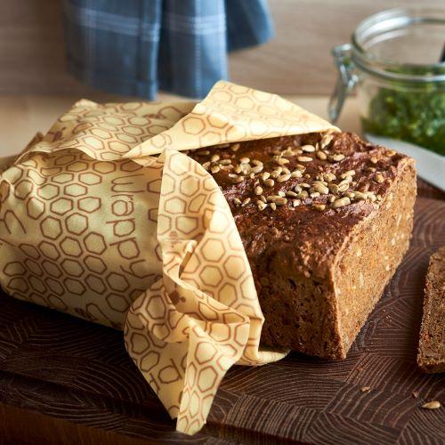 Wrappy bivoks genbrugelig madindpakning, 2 store ark Wrappy