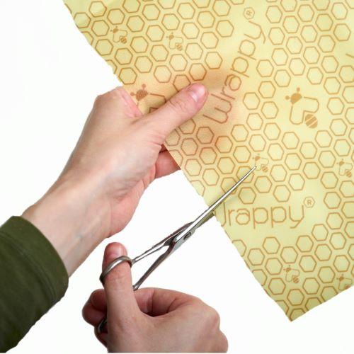 Wrappy bivoks genbrugelig madindpakning 1 ark DIY klip selv Wrappy