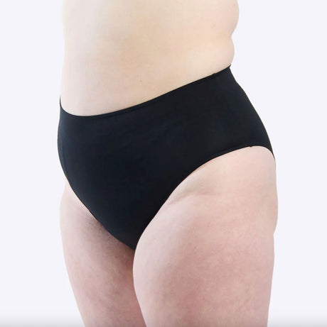 WUKA Bikini menstruationstrusse - High Waist - Sort