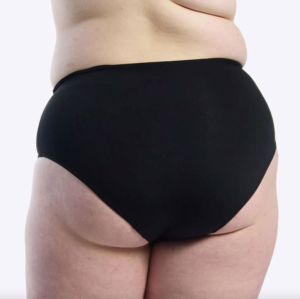 WUKA Bikini menstruationstrusse - High Waist - Sort