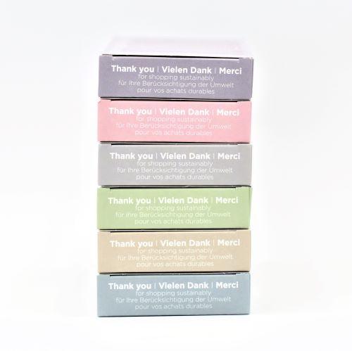 Wrappy bivoks genbrugelig madindpakning Mix S/M/L 3 ark Wrappy