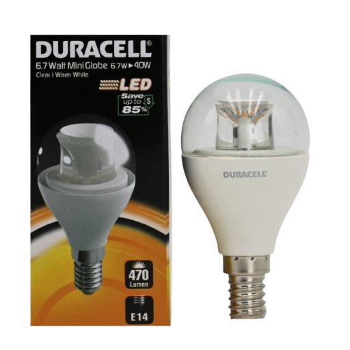 Duracell LED Krone pære E14 470Lm Duracell