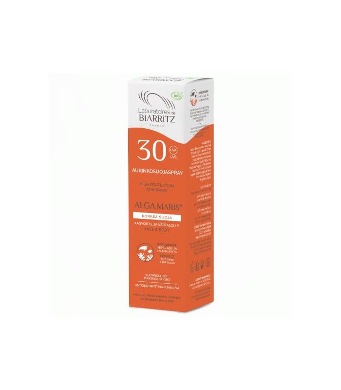 Alga Maris - Solcreme Spray - SPF30 - 100ml - Økologisk Laboratoires de Biarritz