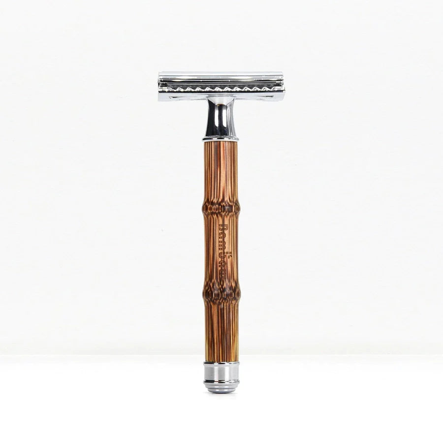 Bambaw Barberskraber Safety Razor Slim Silver Suztain A/S