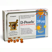 Load image into Gallery viewer, Pharma Nord d-pearls 38 mcg 40 stk
