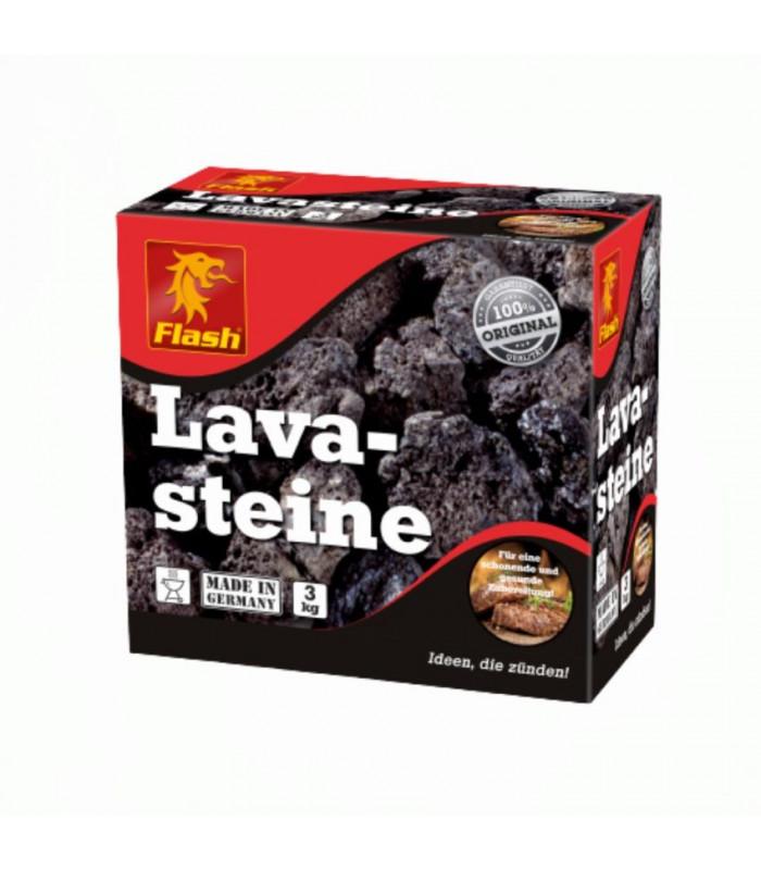Flash Lava Sten til Gasgrill, spar på folie og gas, 3 kg Flash