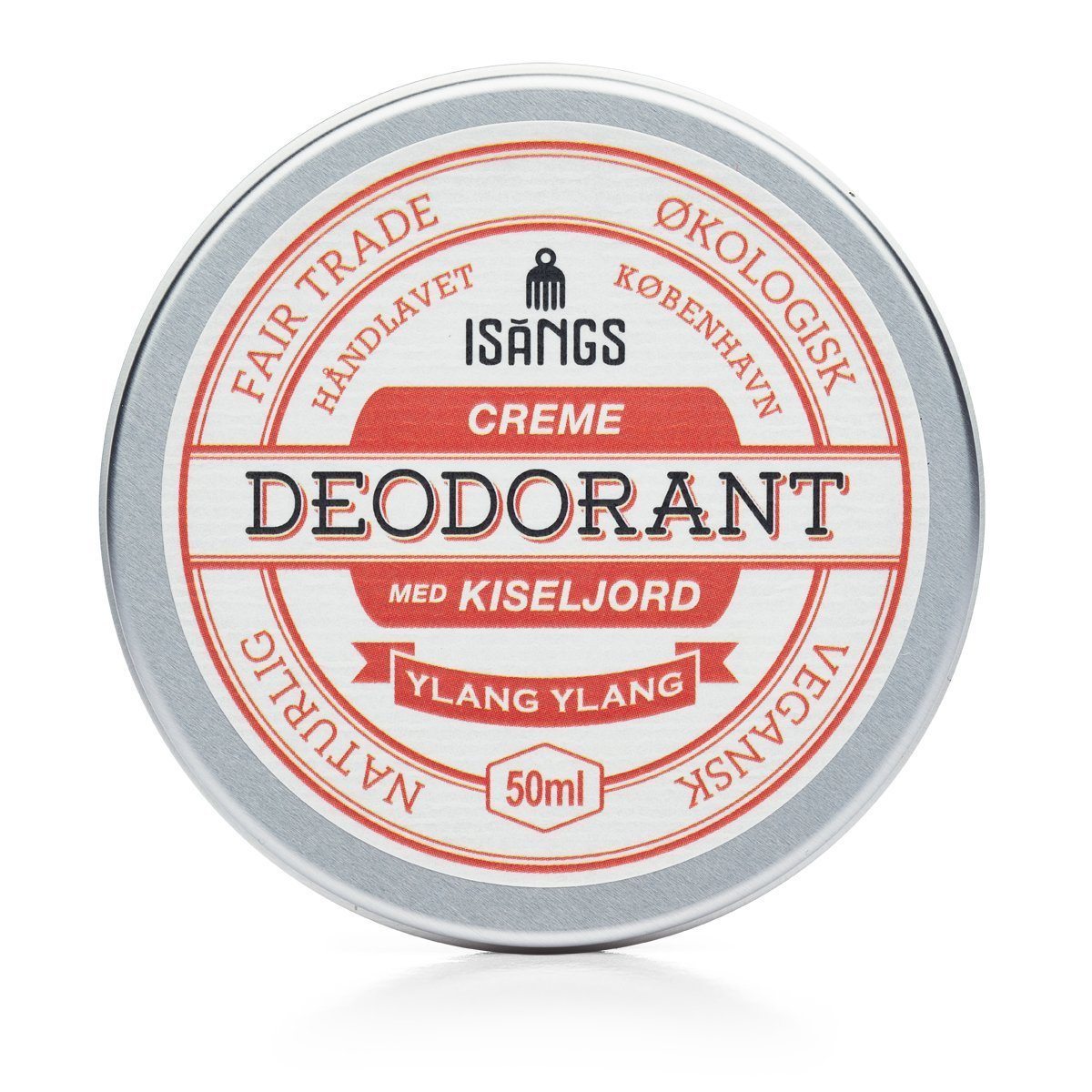 Isangs Creme Deodorant med Kiseljord - Ylang Ylang Isangs