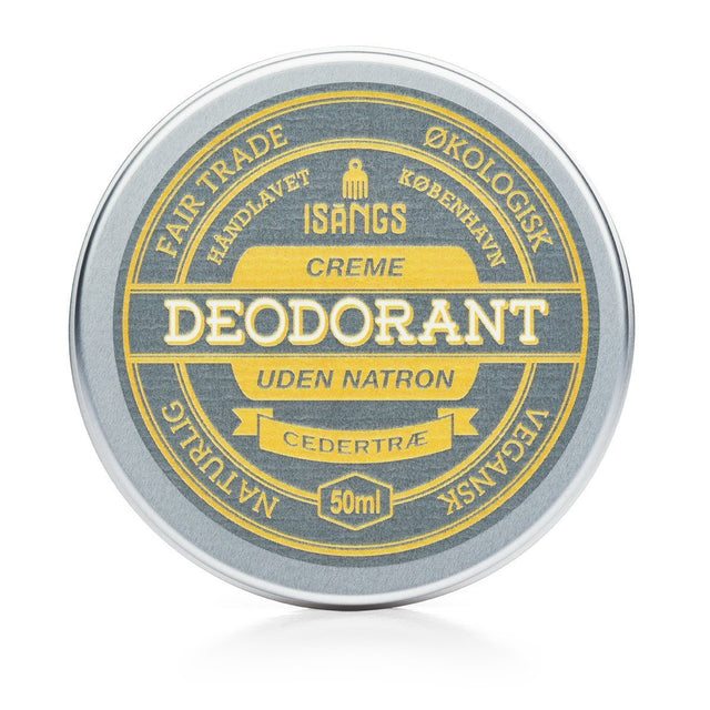 Isangs Creme Deodorant uden Natron - Cedertræ Isangs