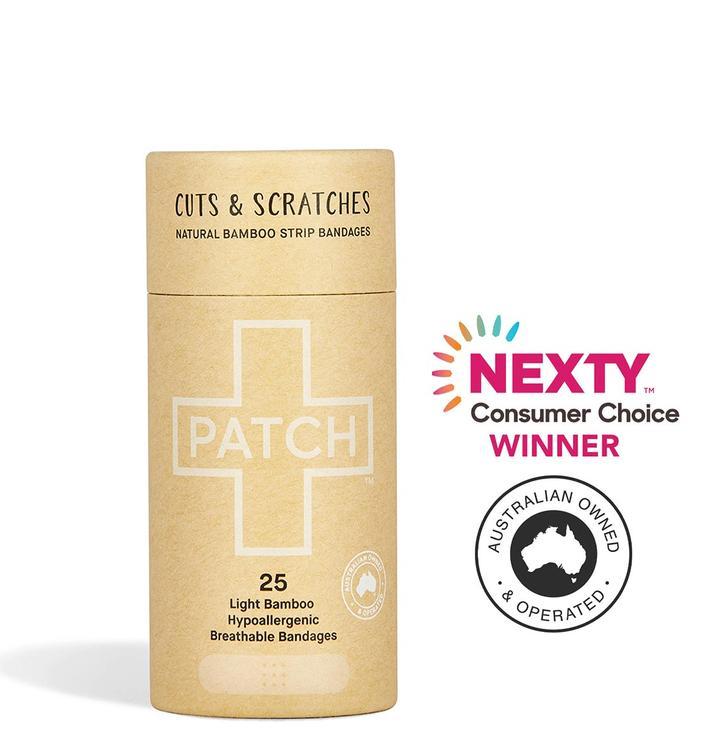 PATCH - Komposterbare plastre af bambus - Neutral - 25stk PATCH