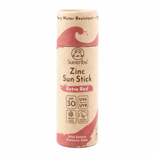 Load image into Gallery viewer, Suntribe Natural Mineral Zinc Sun Stick SPF 30 - Retro Red
