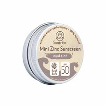Indlæs billede til gallerivisning Suntribe Naturlig Ansigts &amp; Sport Mini Solcreme SPF 50 - Mud Tint
