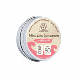 Suntribe Naturlig Ansigts & Sport Mini Solcreme SPF 50 - Pretty Pink