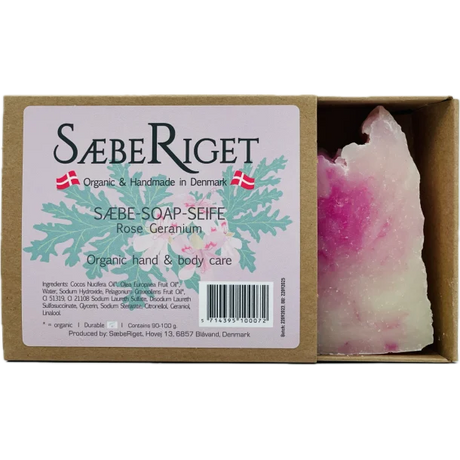 SæbeRiget Sæbe Bar - Rosengeranium