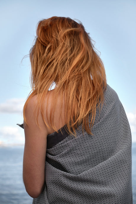 The Organic Company Badehåndklæde Wellness - Evening Grey