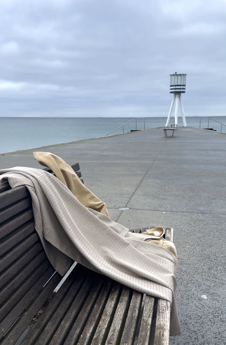 The Organic Company Badehåndklæde Wellness - Morning Grey