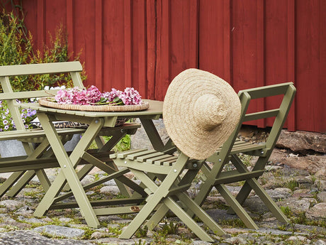 Småland Torpet Klapstol - Grøn