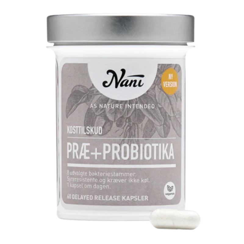 Nani Præ+Probiotika - 60 Kapsler