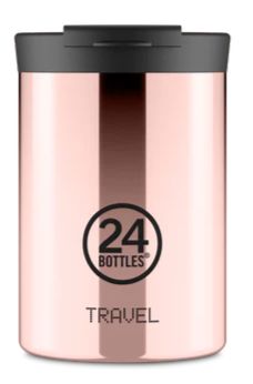 24 Bottles Termokop 350 ml - Rose Gold