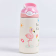 Børne Drikkedunk med Sugerør 400 ML - Pink
