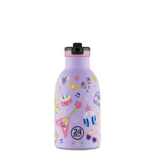 24 Bottles Clima Drikkedunk Sugerør Børn 330 ml - Music Friends