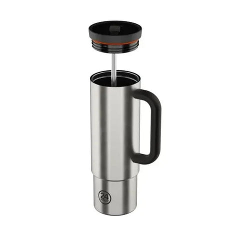 24 Bottles Termokop Sugerør 800 ML - Stål