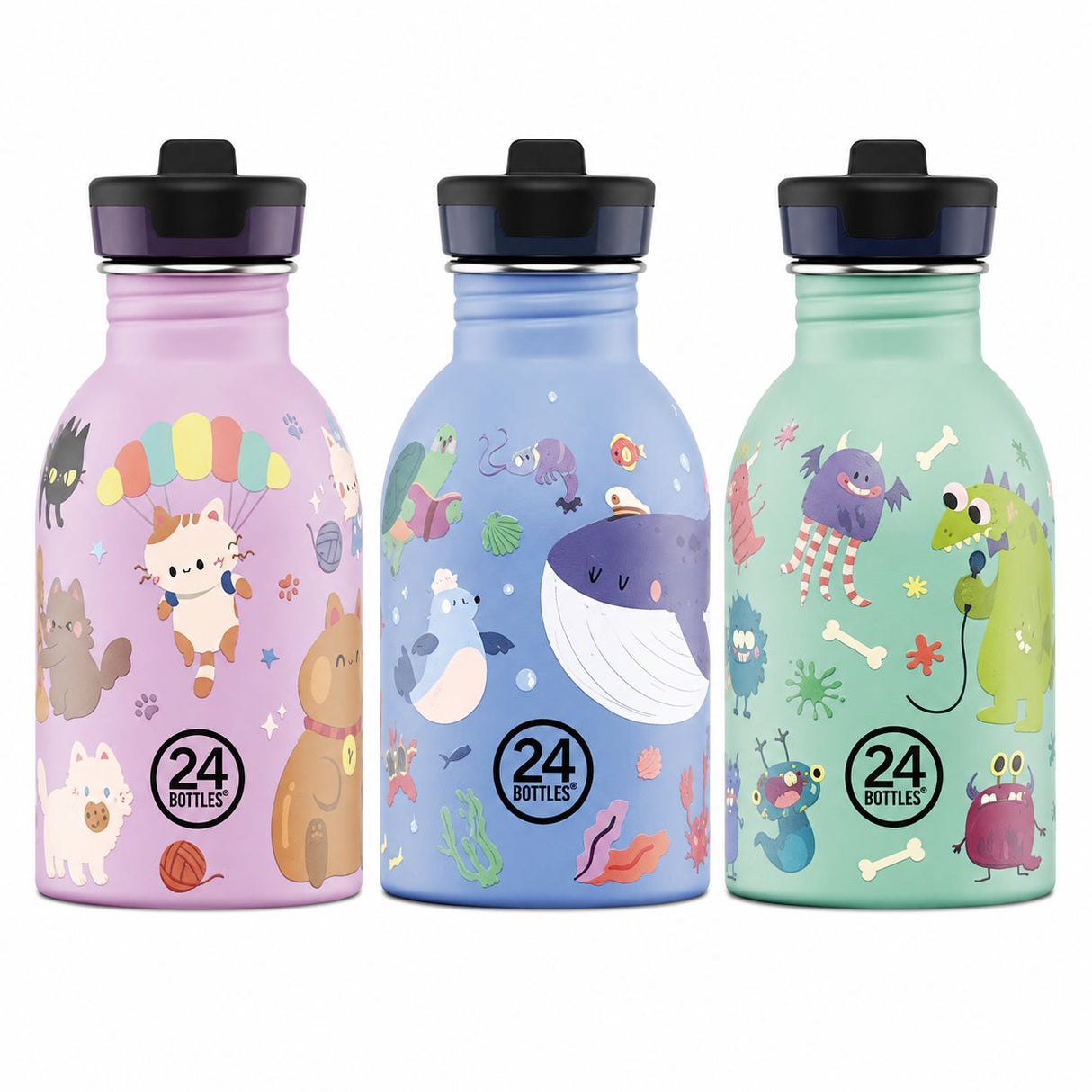24 Bottles Urban Drikkedunk Børn 250 ml - Meow Friends