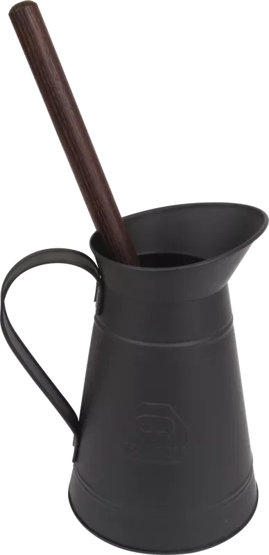 Metal toiletbørsteholder - Sort