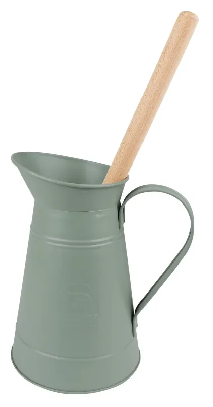 Metal toiletbørsteholder - Grøn