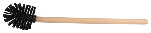 Toiletbørste med vinklet, udskifteligt hoved – fra Redecker