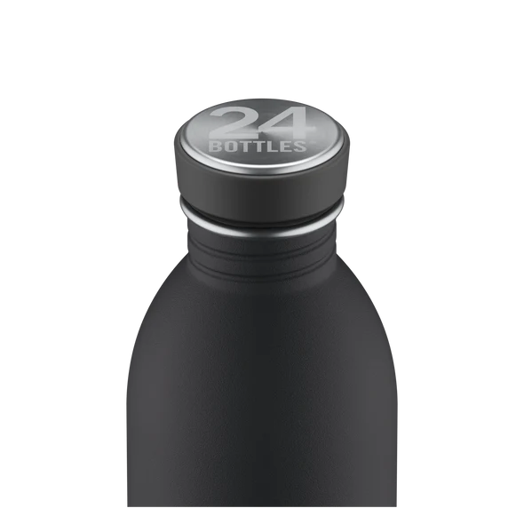 24 Bottles Urban Drikkedunk 500 ml - Stone Finish - Tuxedo Black