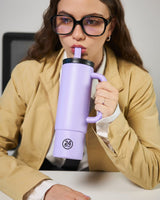 24 Bottles Termokop Sugerør 800 ML - Erica