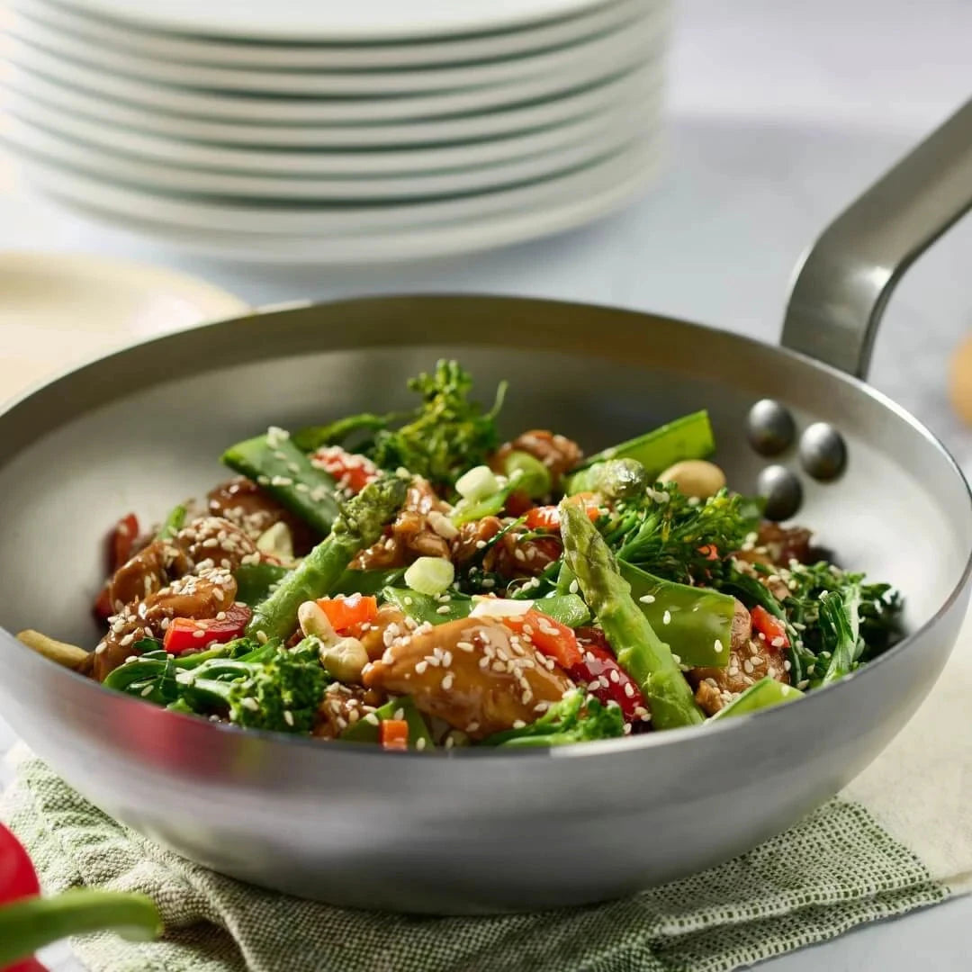 de Buyer MINERAL B Wok 32 cm – kulstofstål