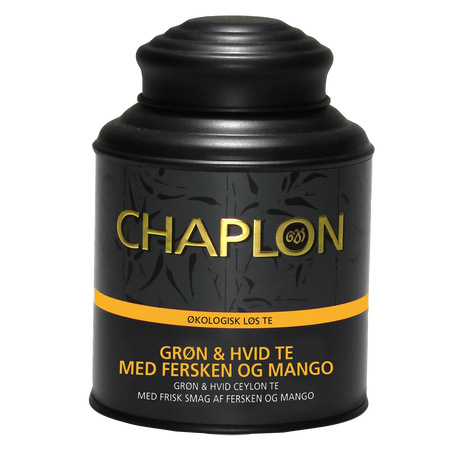 Chaplon Grøn og Hvid Te Fersken og Mango Tedåse
