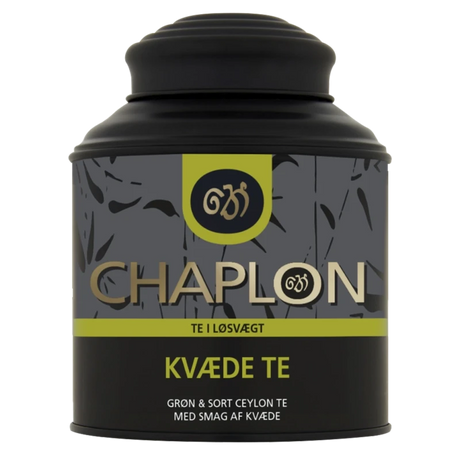 Økologiske Chaplon Grøn Sort Te Med Kvæde
