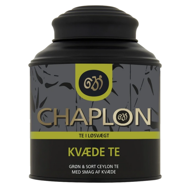 Økologiske Chaplon Grøn Sort Te Med Kvæde