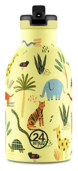 24 Bottles Clima Drikkedunk Sugerør Børn 330 ml - Jungle Friends
