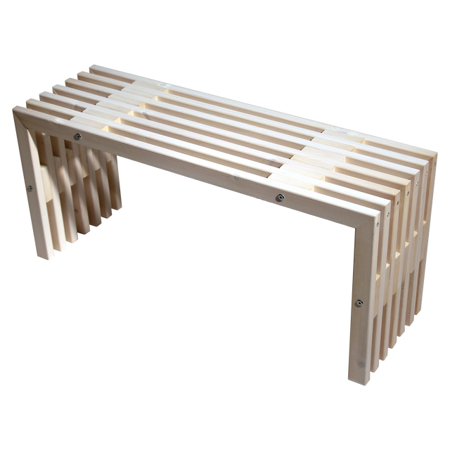 Ecofurn D-Bench - 100 Pine White Oiled