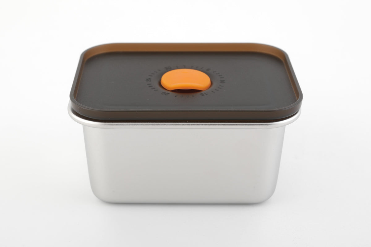 Opbevaringsbokse i rustfrit stål – 3 stk. 550 ml, 1.500 ml og 2.100 ml
