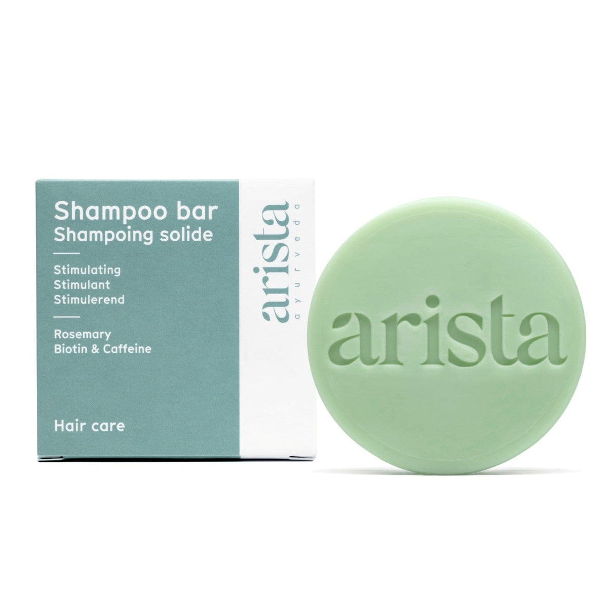 Stimulerende shampoo bar med rosmarin og koffein