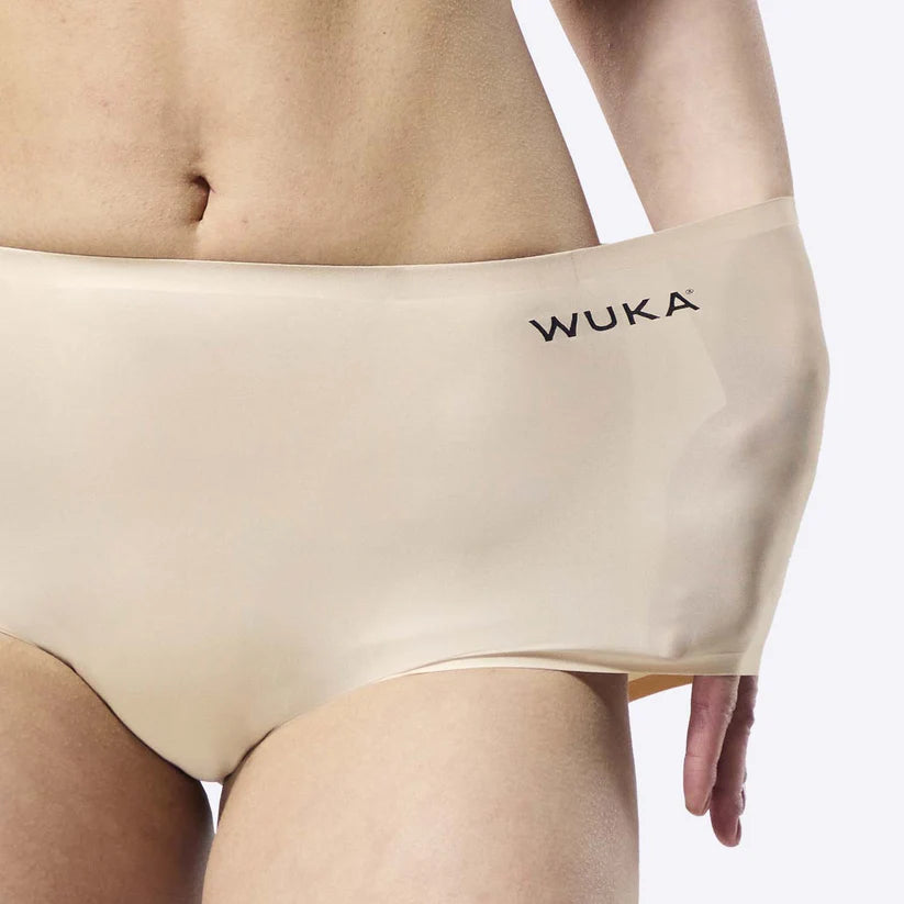 Wuka Menstruationstrusse Stretch Seamless High Waist - Nude Heavy Flow