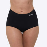 Wuka Menstruationstrusse Stretch Seamless High Waist - Sort Heavy Flow