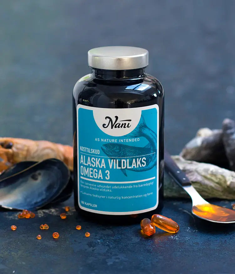 Nani Alaska Vildlaks Omega 3 – 180 kapsler