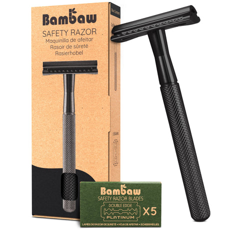 Bambaw Barberskraber Safety Razor - Black