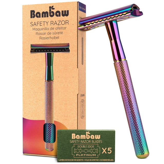 Bambaw Barberskraber Safety Razor - Rainbow