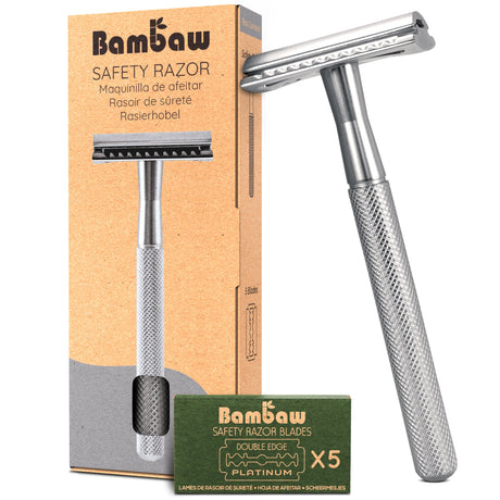 Bambaw Barberskraber Safety Razor - Silver