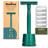 Bambaw Barberskraber Safety Razor Med Holder - Sea Green